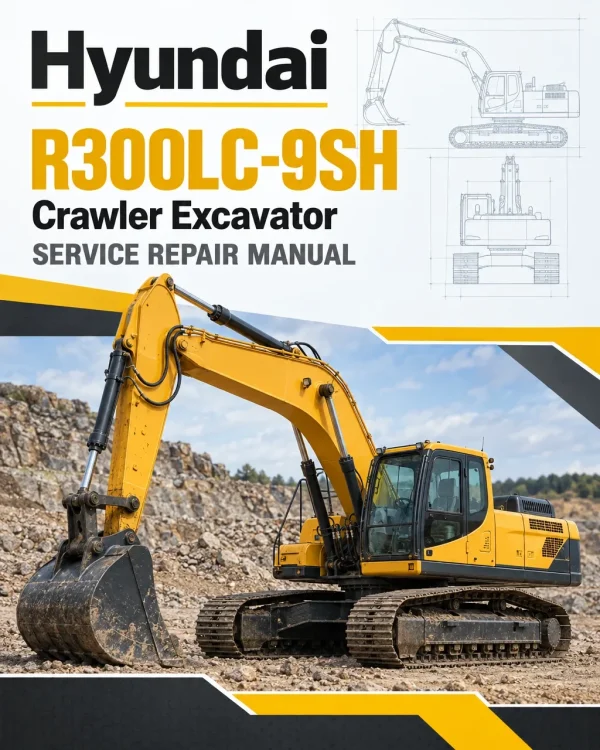 Hyundai R300LC-9SH Crawler Excavator Service Repair Manual