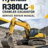 Hyundai R380LC-9 Crawler Excavator Service Repair Manual