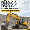 Hyundai R480LC-9, R520LC-9 Crawler Excavator Service Repair Manual Hyundai R480LC-9, R520LC-9 Crawler Excavator Service Repair Manual