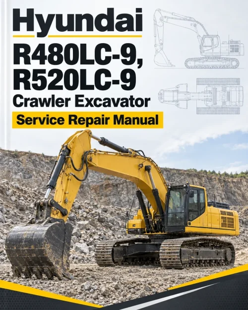 Hyundai R480LC-9, R520LC-9 Crawler Excavator Service Repair Manual Hyundai R480LC-9, R520LC-9 Crawler Excavator Service Repair Manual