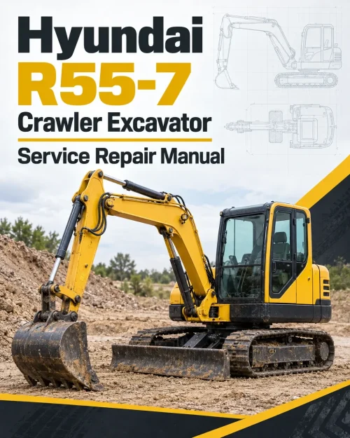 Hyundai R55-7 Crawler Excavator Service Repair Manual Hyundai R55-7 Crawler Excavator Service Repair Manual