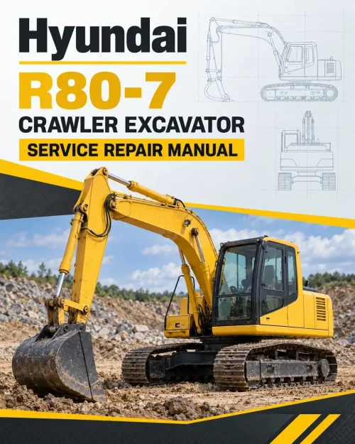 Hyundai R80-7 Crawler Excavator Service Repair Manual Hyundai R80-7 Crawler Excavator Service Repair Manual
