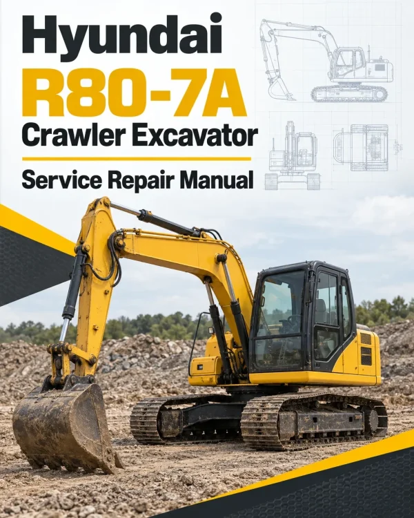 Hyundai R80-7A Crawler Excavator Service Repair Manual Hyundai R80-7A Crawler Excavator Service Repair Manual