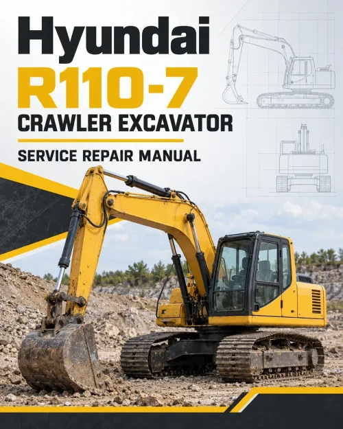 Hyundai R110-7 Crawler Excavator Service Repair Manual Hyundai R110-7 Crawler Excavator Service Repair Manual