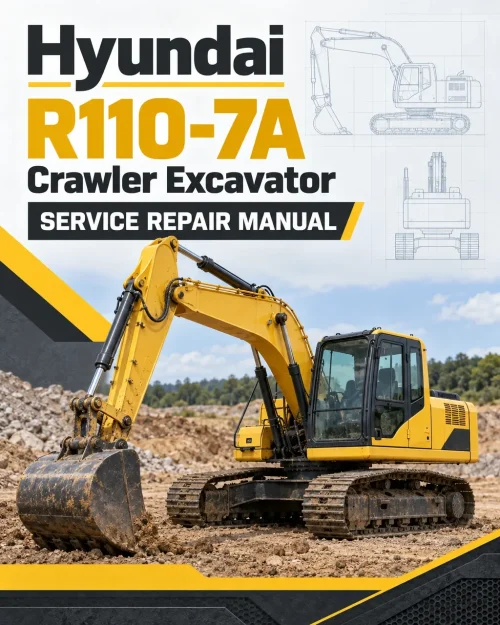 Hyundai R110-7A Crawler Excavator Service Repair Manual Hyundai R110-7A Crawler Excavator Service Repair Manual