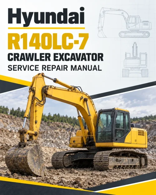 Hyundai R140LC-7 Crawler Excavator Service Repair Manual Hyundai R140LC-7 Crawler Excavator Service Repair Manual