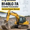 Hyundai R140LC-7A Crawler Excavator Service Repair Manual