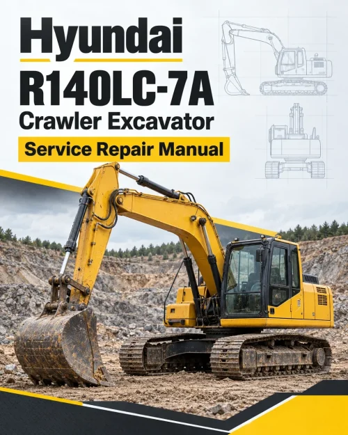 Hyundai R140LC-7A Crawler Excavator Service Repair Manual Hyundai R140LC-7A Crawler Excavator Service Repair Manual