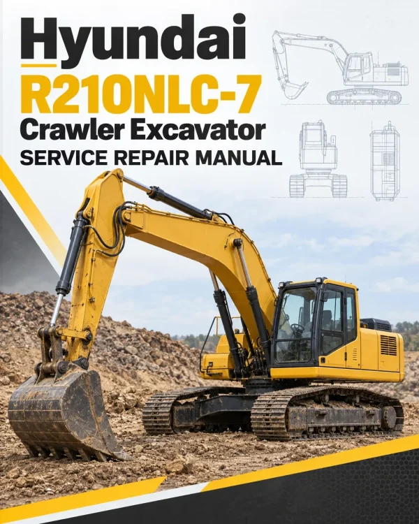 Hyundai R210NLC-7 Crawler Excavator Service Repair Manual Hyundai R210NLC-7 Crawler Excavator Service Repair Manual