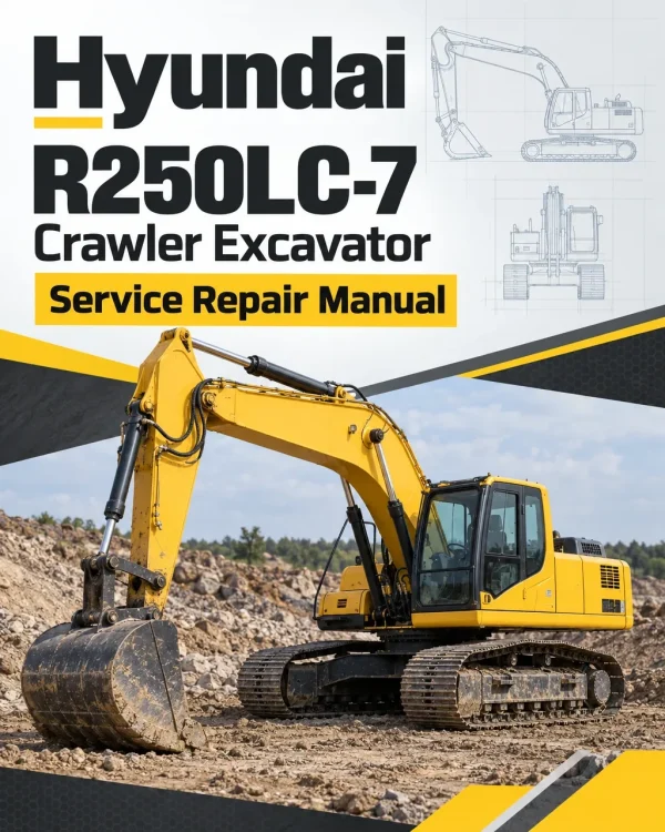 Hyundai R250LC-7 Crawler Excavator Service Repair Manual