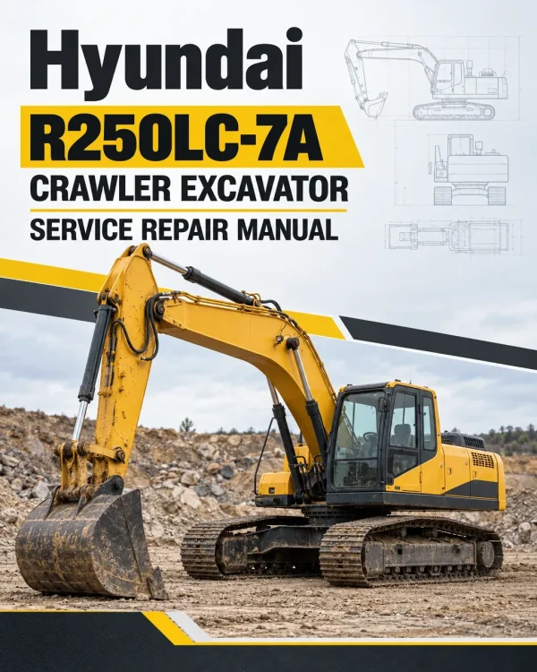 Hyundai R250LC-7A Crawler Excavator Service Repair Manual