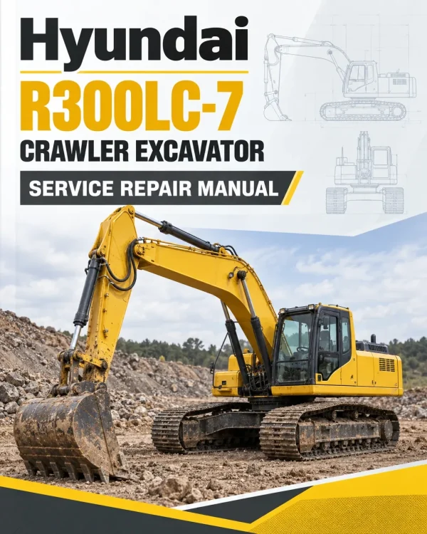 Hyundai R300LC-7 Crawler Excavator Service Repair Manual Hyundai R300LC-7 Crawler Excavator Service Repair Manual