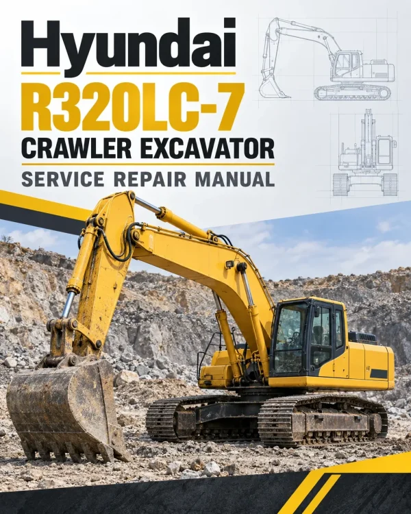 Hyundai R320LC-7 Crawler Excavator Service Repair Manual