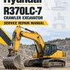 Hyundai R370LC-7 Crawler Excavator Service Repair Manual