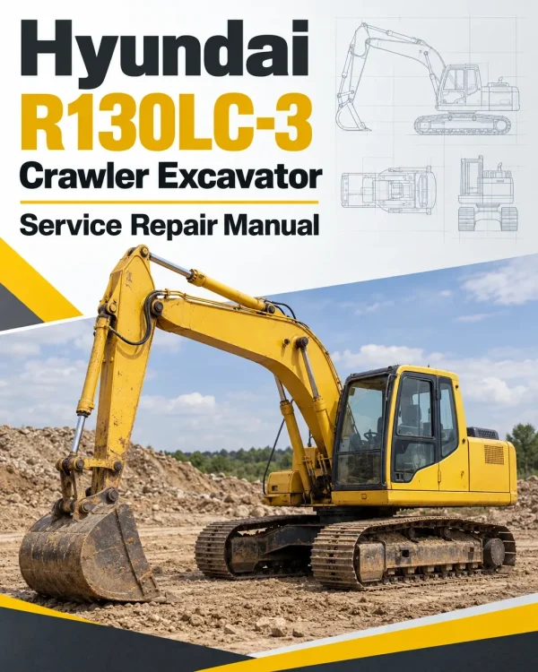 Hyundai R130LC-3 Crawler Excavator Service Repair Manual Hyundai R130LC-3 Crawler Excavator Service Repair Manual
