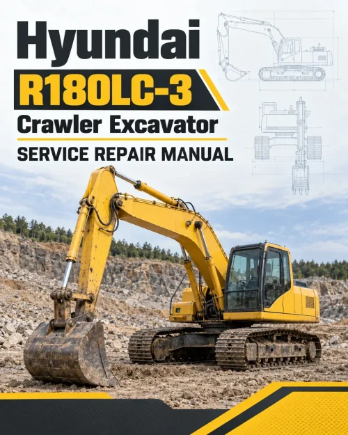 Hyundai R180LC-3 Crawler Excavator Service Repair Manual Hyundai R180LC-3 Crawler Excavator Service Repair Manual