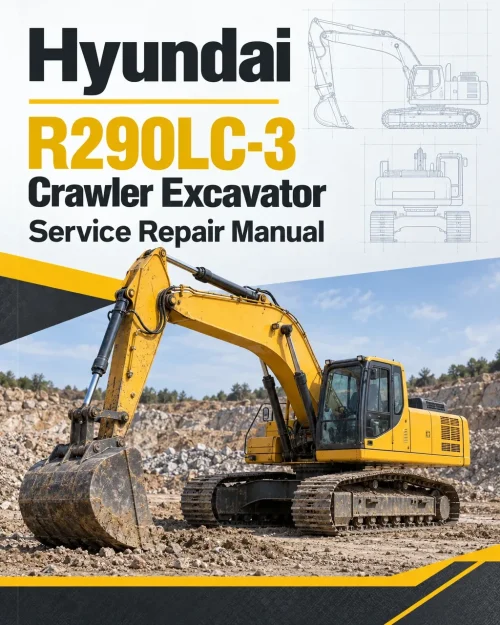 Hyundai R290LC-3 Crawler Excavator Service Repair Manual Hyundai R290LC-3 Crawler Excavator Service Repair Manual