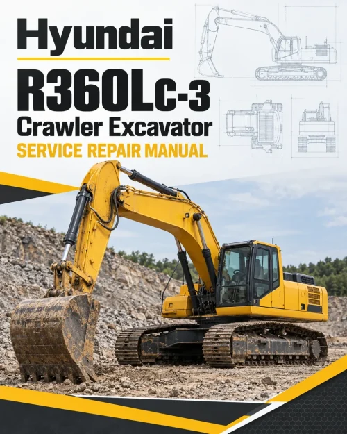 Hyundai R360LC-3 Crawler Excavator Service Repair Manual