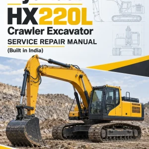 Hyundai HX220L Crawler Excavator Service Repair Manual (Built in India)