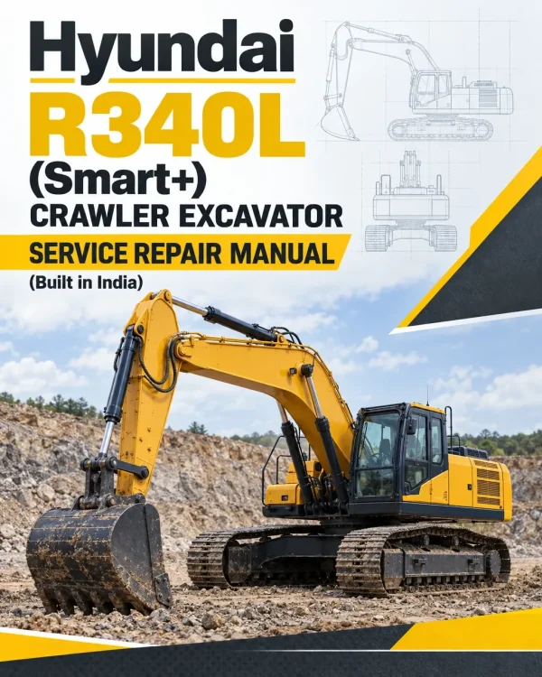 Hyundai R340L (Smart+) Crawler Excavator Service Repair Manual (Built in India) Hyundai R340L (Smart+) Crawler Excavator Service Repair Manual (Built in India)