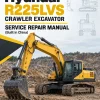 Hyundai R225LVS Crawler Excavator Service Repair Manual (Built in China)