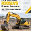 Hyundai R305LVS Crawler Excavator Service Repair Manual (Built in China)