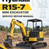 Hyundai R15-7 Mini Excavator Service Repair Manual Hyundai R15-7 Mini Excavator Service Repair Manual