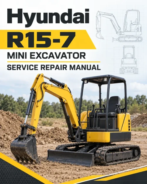 Hyundai R15-7 Mini Excavator Service Repair Manual