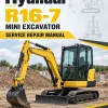 Hyundai R16-7 Mini Excavator Service Repair Manual Hyundai R16-7 Mini Excavator Service Repair Manual