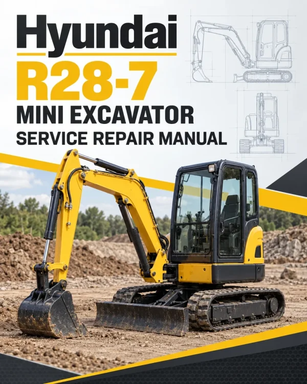 Hyundai R28-7 Mini Excavator Service Repair Manual Hyundai R28-7 Mini Excavator Service Repair Manual