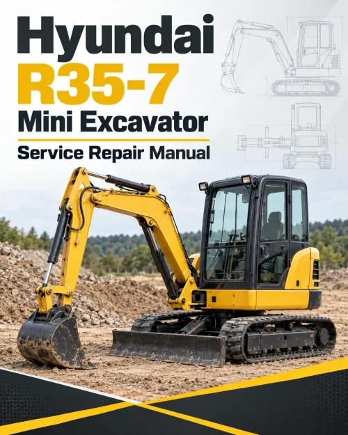Hyundai R35-7 Mini Excavator Service Repair Manual