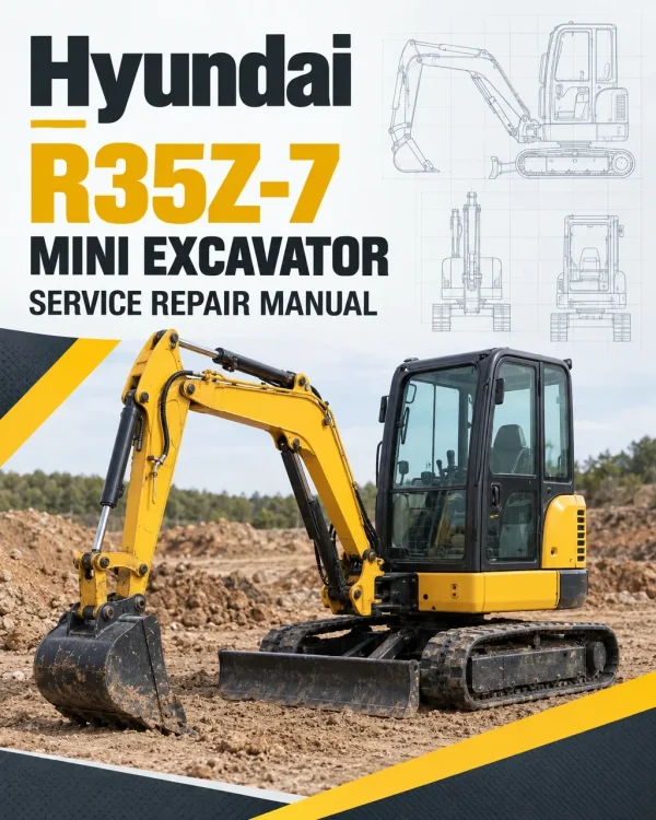 Hyundai R35Z-7 Mini Excavator Service Repair Manual Hyundai R35Z-7 Mini Excavator Service Repair Manual