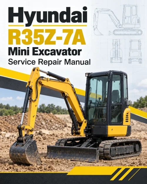 Hyundai R35Z-7A Mini Excavator Service Repair Manual