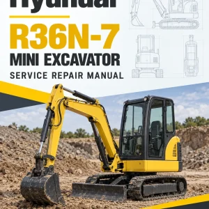 Hyundai R36N-7 Mini Excavator Service Repair Manual