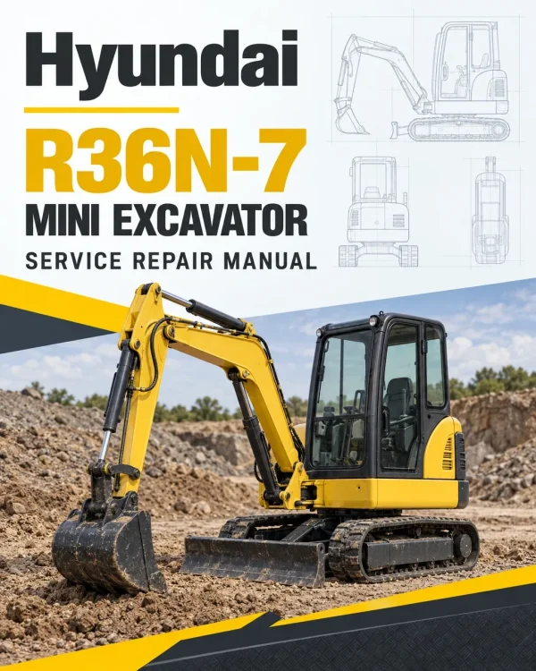 Hyundai R36N-7 Mini Excavator Service Repair Manual Hyundai R36N-7 Mini Excavator Service Repair Manual