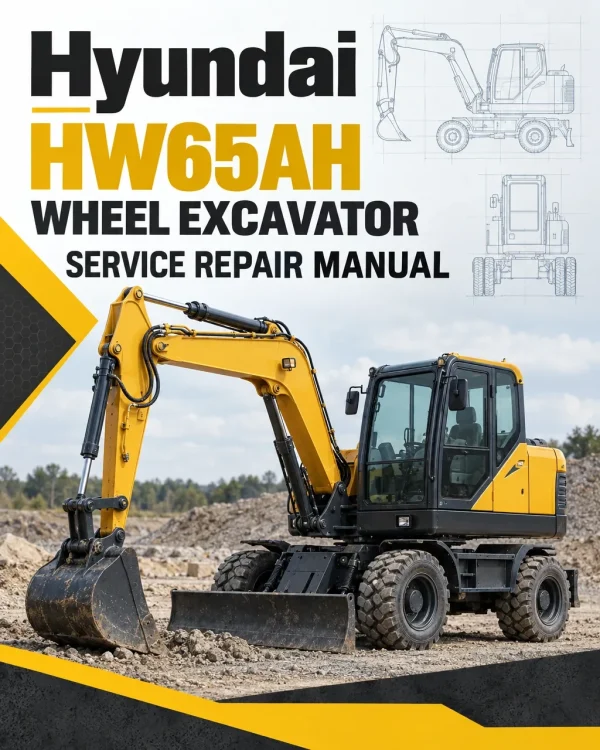 Hyundai HW65AH Wheel Excavator Service Repair Manual