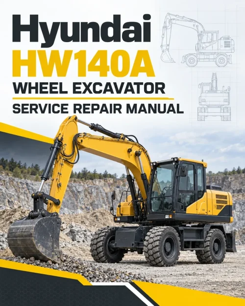Hyundai HW140A Wheel Excavator Service Repair Manual