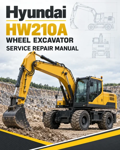 Hyundai HW210A Wheel Excavator Service Repair Manual Hyundai HW210A Wheel Excavator Service Repair Manual