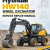 Hyundai HW140 Wheel Excavator Service Repair Manual