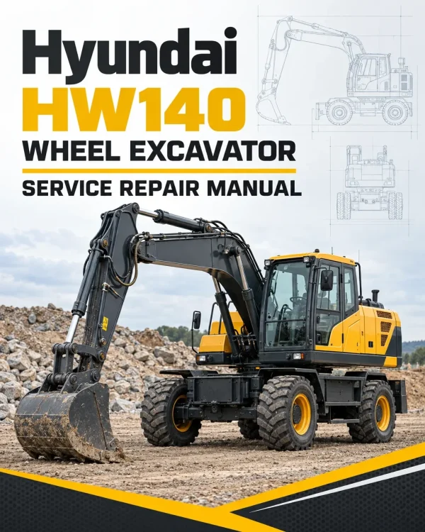 Hyundai HW140 Wheel Excavator Service Repair Manual