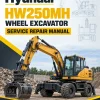 Hyundai HW250MH Wheel Excavator Service Repair Manual