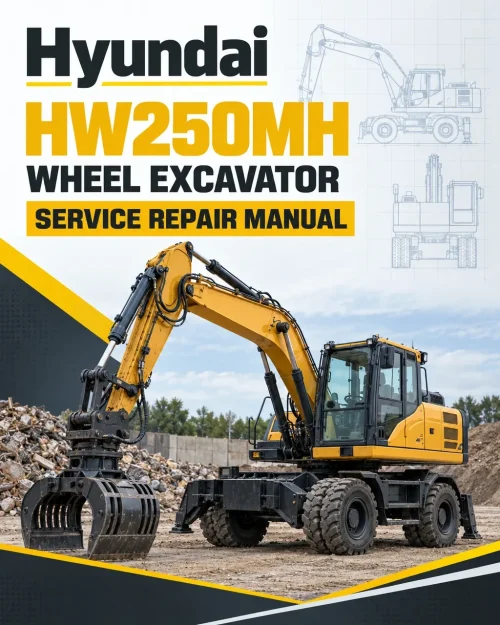 Hyundai HW250MH Wheel Excavator Service Repair Manual