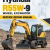Hyundai R55W-9 Wheel Excavator Service Repair Manual