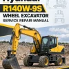 Hyundai R140W-9S Wheel Excavator Service Repair Manual