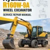 Hyundai R160W-9A Wheel Excavator Service Repair Manual