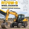 Hyundai R170W-9 Wheel Excavator Service Repair Manual