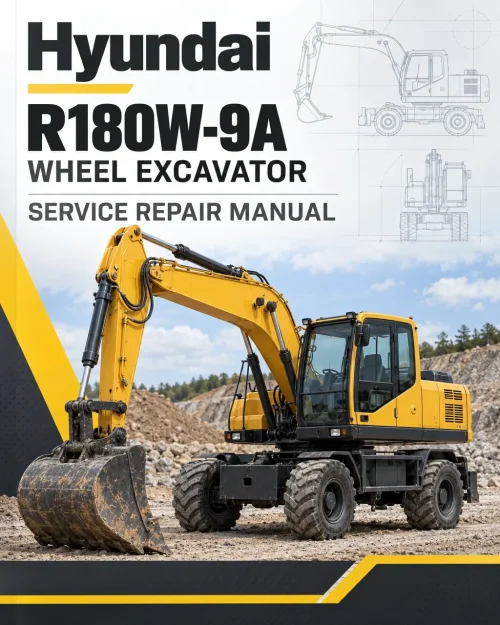Hyundai R180W-9A Wheel Excavator Service Repair Manual Hyundai R180W-9A Wheel Excavator Service Repair Manual