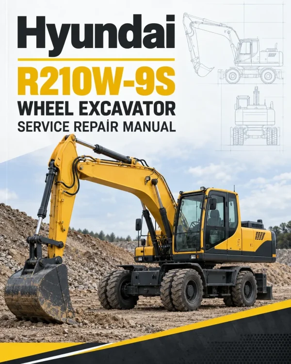 Hyundai R210W-9S Wheel Excavator Service Repair Manual