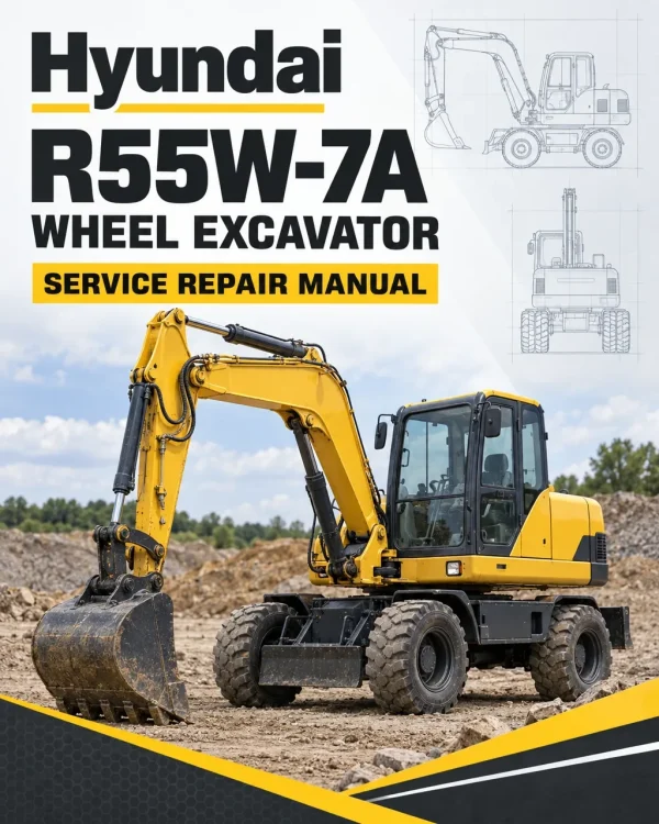 Hyundai R55W-7A Wheel Excavator Service Repair Manual Hyundai R55W-7A Wheel Excavator Service Repair Manual