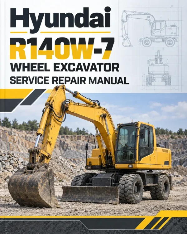 Hyundai R140W-7 Wheel Excavator Service Repair Manual Hyundai R140W-7 Wheel Excavator Service Repair Manual